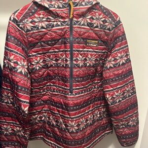 L.L. Bean Women’s Katahdin Insulated Jacket Fair Isle size Small